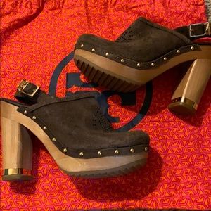 Tory Burch slingback clogs